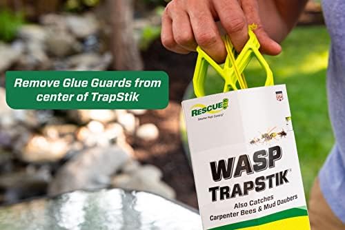 RESCUE! VisiLure® TrapStik for Wasps, Mud Daubers, Carpenter Bees – 2 Pack - View 8