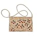 surell Cherry Crossbody Straw Bag - Women's Clutch Bag with Cherries - Summer Beach Bag with Long Strap