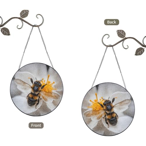 Atrapasueños de cristal colgante y adorno de jardín para ventana 3
