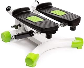 Elliptical Machine Cross Trainer Stepper Indoor Fitness Stair Stepper Adjustable Mini Fitness Stepper Exercise Machine Cardio Exercise Trainer Twisting Action Mini Stepper (Color : Green, Si