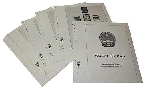 LINDNER République Populaire de Chine feuilles pré-imprimées Année 1997-2000