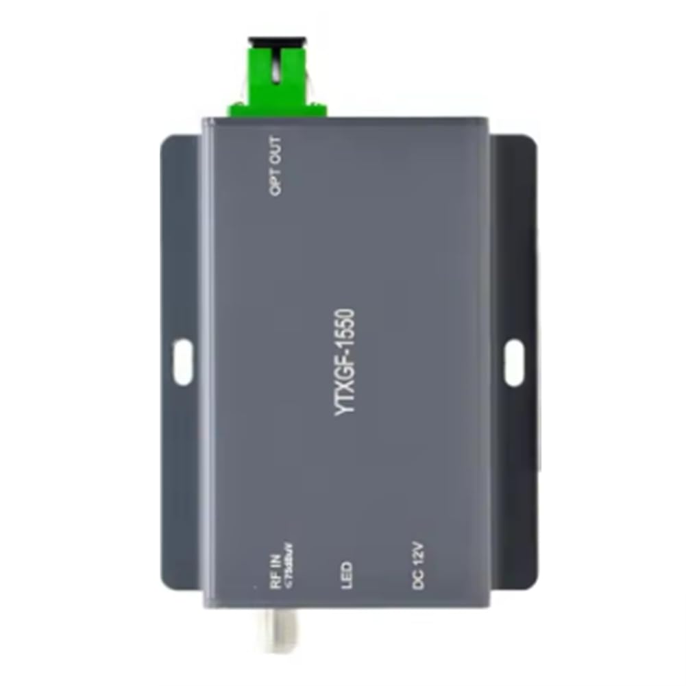 1550 Nm FTTH CATV Mini Transmisor de Fibra de Vidrio SC/Conector Potencia de Salida Óptica 10 MW Enchufe UE