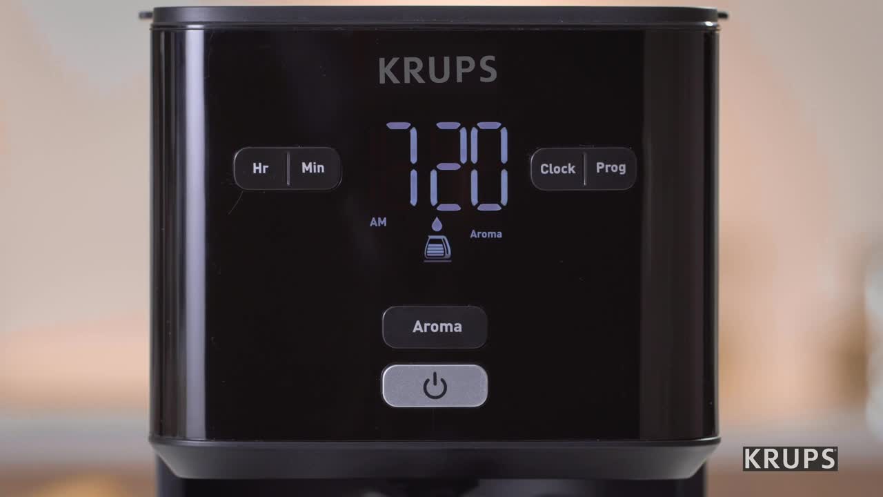 Krups KM6008 Smart'n Light Kaffeemaschine | mit Timer |intuitives Display | 1,25 L Fassungsvermögen für bis zu 15 Tassen… – Bild 8