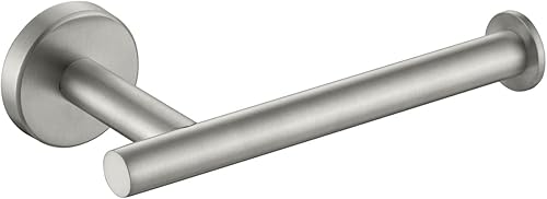JQK TPH120-BN - Soporte de papel higiénico, 5 pulgadas, acero inoxidable 304 de grosor de 0.031 in, dispensador de papel de seda para baño, soporte