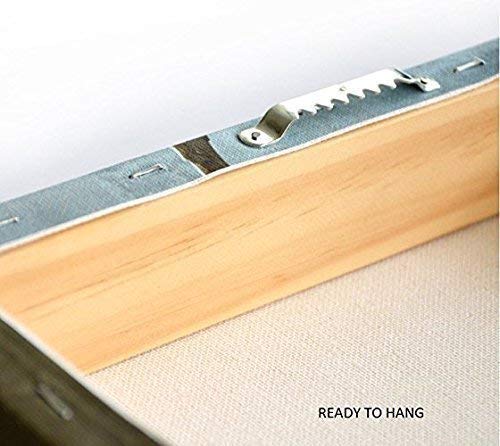 Miniatura 4 de XLARGE 30"x 70" 5 Panels 30"x14" Ea Art Canvas Print Portland Oregon skyline Black & white Wall Home decor (framed 1.5" depth)