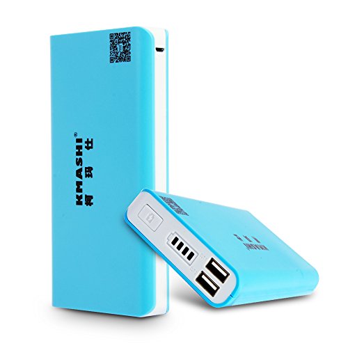 KMASHI 20000mAh External Battery Power Bank for Smartphones & Tablets - Blue