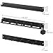 MyGift Wall-Mounted Black Metal Earring, Necklace, & Ring Racks, 6-Piece Set