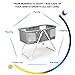 INFANS 2 in 1 Rocking Bassinet for Newborn Baby, One-Second Fold Travel Crib with Detachable & Thicken Mattress, Height Adjustable Legs, Mosquito Net, Cradle with Rock Mode & Stationary (Dark Gray)