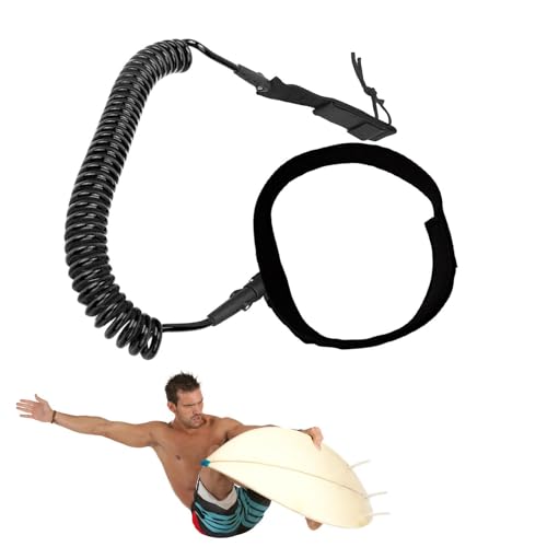 Sangle de surf anti-perte 140 cm pour sécuriser planche de pagaie et bodyboard