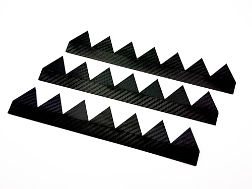 Amazon | シェブロン形状 空力デバイス ABS製 7山3枚 カーボンシボver