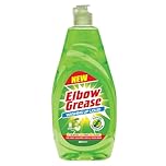 Elbow Grease Washing Up Liquid | Power Degreaser - Soap for Hand Washing Dishes, Pots, Pans & Glasses (Apple, 600ml)