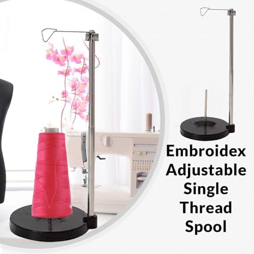 Support de bobine de fil réglable et robuste pour cônes de couture - 4