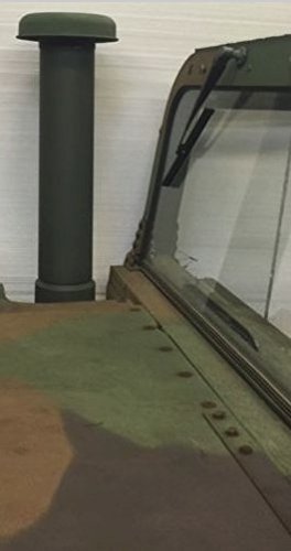 Air Intake Snorkel (green) - (Not OEM) Compatible with HUMVEE M998, Cap Sold Separately