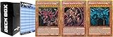 slifer drago del cielo duel links  Yu-Gi-Oh! Set Divinità Egizie (Drago Alato di RA, Obelisk il Tormentatore, Slifer il Drago del Cielo) Rarità: SEGRETE GOLD (ORO) in ITALIANO con 1 Deck Box Nero God-Player e con 1 Segnapunti ANDYCARDS