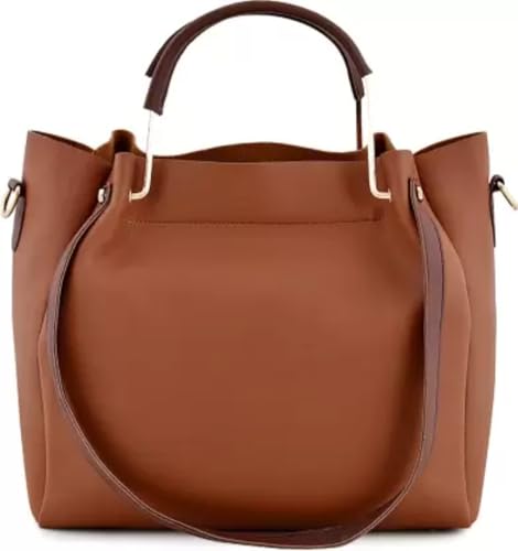 Image of Handbag Set for Women 4 Pcs Combo, PU Leather - Sling Bag, Wallet & Card Holder, Large Capacity Ladies Purse Set for Office, Travel, Shopping, College and Daily Carry