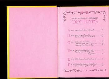 Hardcover The Mother Goose Cookbook Book