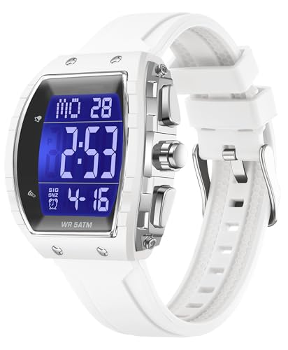 Montre numérique homme findtime pour lire l'heure facilement grâce au grand écran LED