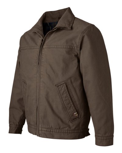 DRI Duck Men's 5028 / 5028T Maverick Boulder Cloth™ Work Jacket with Blanket Lining (Large, Tobacco)
