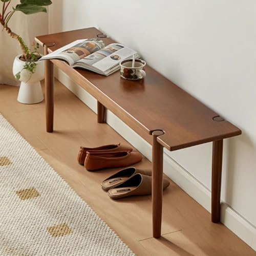 Banc de salle à manger en bois résistant pour espace restreint