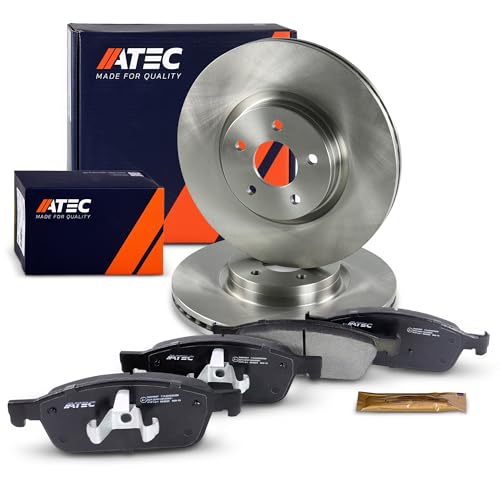ATEC GERMANY Juego de frenos eje delantero incl. discos de freno Ø 320 mm ventilados + pastillas de freno delanteras FORD FOCUS Mk3, KUGA Mk2 (DM2), TOURNEO CONNECT V408, TRANSIT CONNECT V408