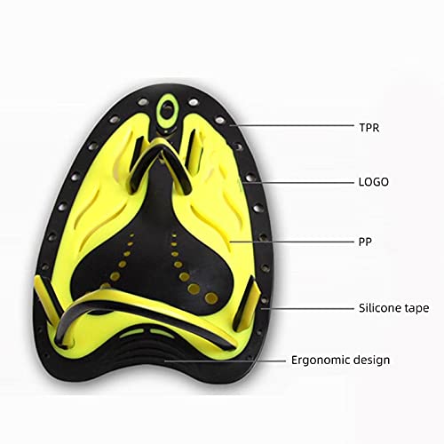 Flipper Gants de plongée réglables en silicone pour adulte avec palmes pour apprendre le train Équipement professionnel de natation pagaie doigt grenouille