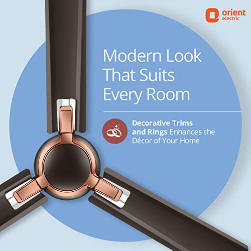 Image of Orient Electric Apex Prime 1200mm High Speed Ceiling Fan (Smoke Brown, Pack of 1)
