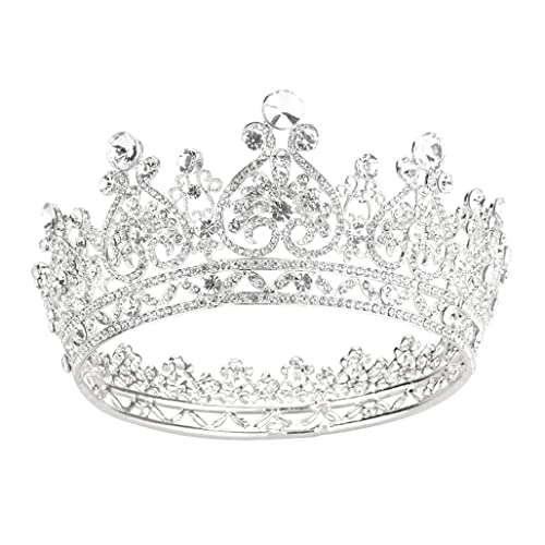 Coronas de princesa para fiesta con detalles de pedrería fina y brillo