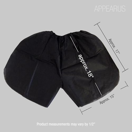 APPEARUS Disposable Men’s Boxer Shorts – 10 Count Individually Wrapped (L/XL, Black) – Nonwoven Underwear for Spa, Tanning, Travel, Hospital, Massage & Personal Care2