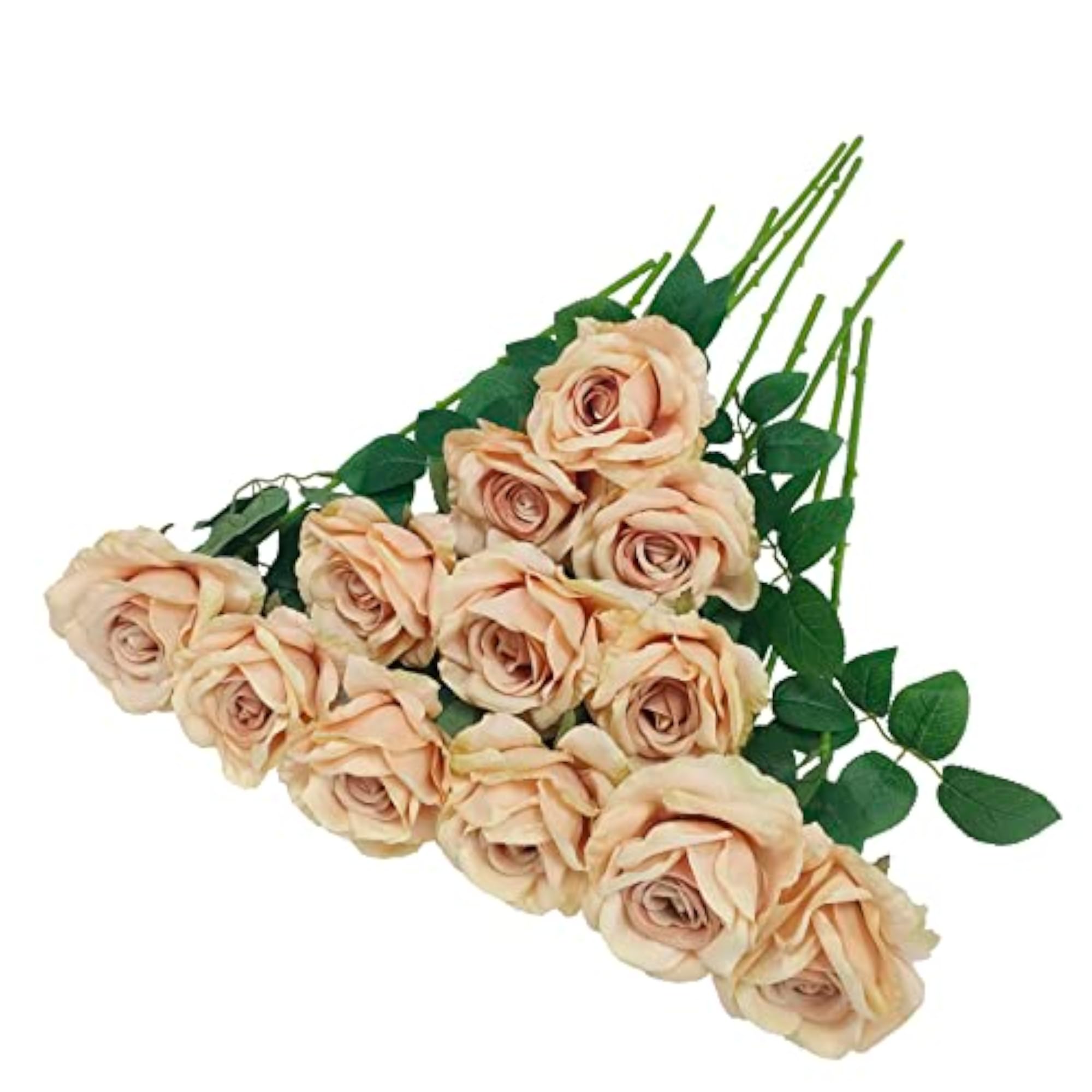 Fall Champagne Roses Artificial Flowers