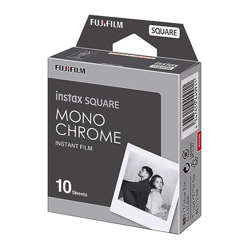 Fujifilm instax Square Monocromo - Película instantánea, 10 fotos