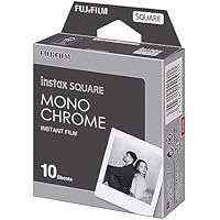 Fujifilm instax Square Monocromo - Película instantánea, 10 fotos
