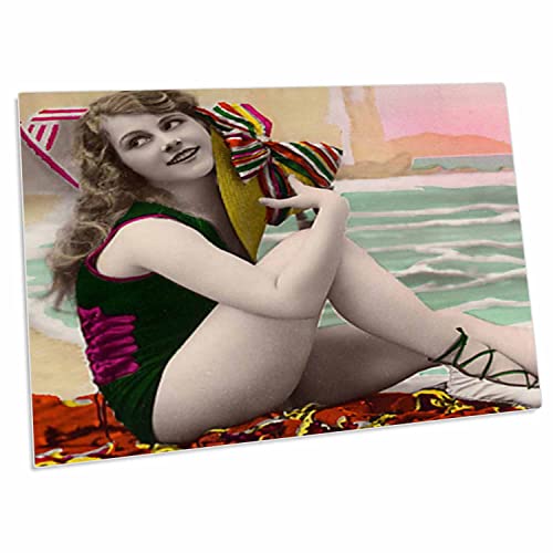 3dRose Desk Pad Place Mat On The Beach 23 x 16 in