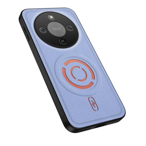 MTRIEBA Magnetic Phone Case for Honor X9D / Magic8 Lite, Blue