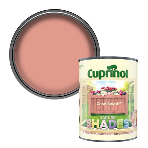 Cuprinol Garden Shades Wood Paint - Coral Splash - 1L