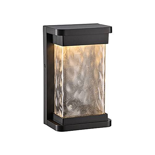 Lanterne murale extérieure led3000k600lm pour éclairage de cour