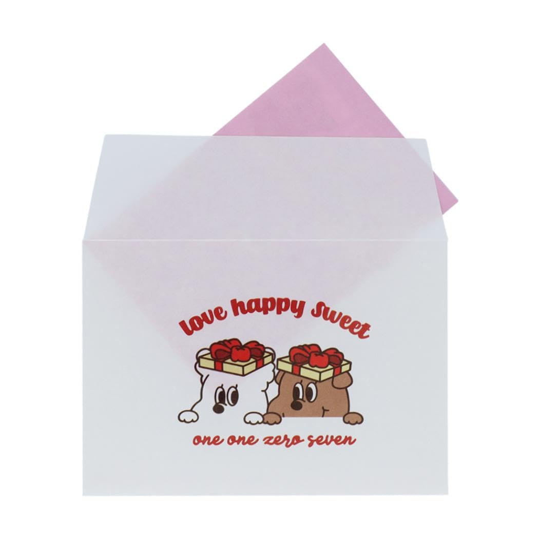 Amazon.co.jp: 1107 イルイルゴンチル[手紙セット]ミニレターセット/B