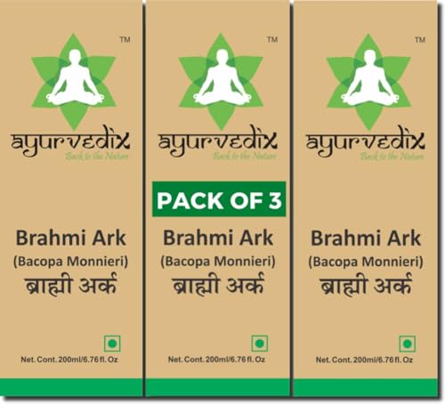 Ayurvedix Brahmi Ark | Distillat de Bacopa Monnieri | Favorise le...