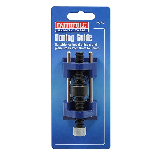 Faithfull Honing Guide for Chisels & Plane Irons – Precision Sharpening Tool for Use with Oil, Water & Diamond Stones 6 Faithfull Honing Guide for Chisels & Plane Irons – Precision Sharpening Tool for Use with Oil, Water & Diamond Stones - Image 6
