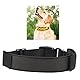 Programmierbares LED Halsband, Benutzerfreundliches, Wiederaufladbares Sicherheitshalsband für Hunde, Einfarbig, Hohe Sichtbarkeit, Attraktiv für Camping (Gelb)