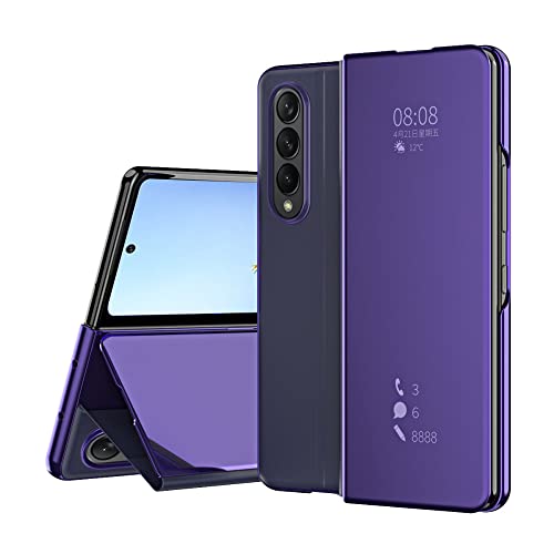 Coque Galaxy Z Fold 4 antichoc étui protection PU leather rigide