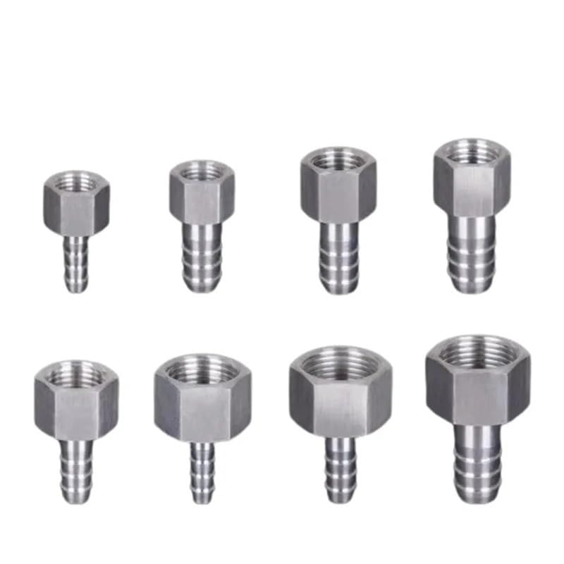 Adaptador de tuberías de alta presión M12 acero inoxidable inoxidable