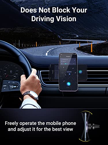 Image of UGREEN MagSafe Car Mount, Magsafe Phone Car Holder, Air Vent 360 Adjustable Magnetic Phone Holder, Strong Magnet, Easily Install, Compatible with iPhone 17 Pro Max and Phones with MagSafe Case