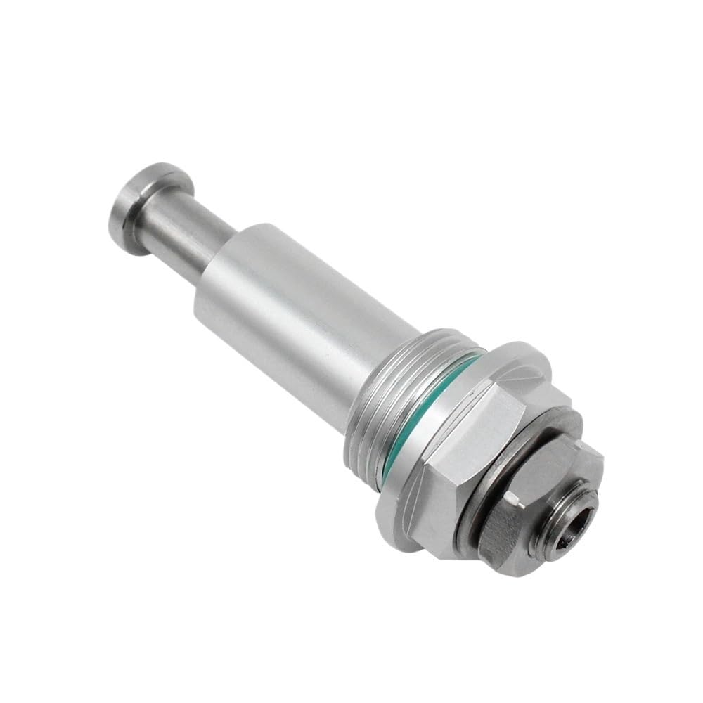 Regolatore tenditore catena di distribuzione manuale in alluminio for moto | Tendicatena manuale in alluminio ad alta precisione, guarnizione O-ring, fasatura stabile(Silver)