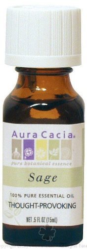 Aura Cacia Aceite Esencial de Salvia miniatura 1