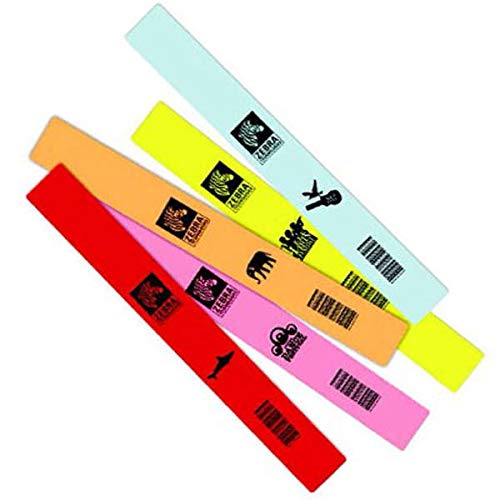 Zebra 10012712-1 etichetta per stampante-Etichette per stampante, rosso, Self-adhesive label printer, termica diretta, 1 x 10 cm