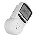 Electricity Usage Monitor ABS US 120V Power Metering Plug for Electric Heaters
