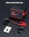 BOOKOO Car Battery Jump Starter 4500A,Portable Car Jump Starter for Upto 10L Gas and 8L Diesel Engines,12V Jump Box with Jumper Cables,USB QC3.0,128W DC,LED Light