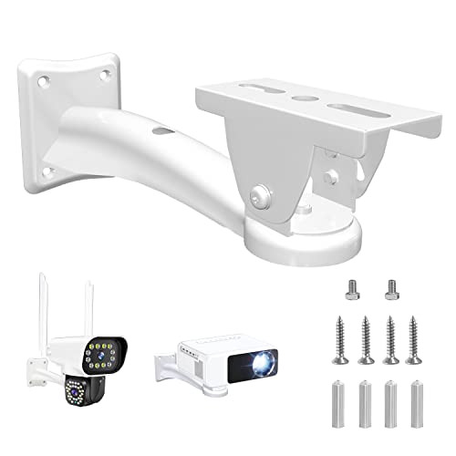 Drsn Mini Projector Wall Mount/Projector Hanger/CCTV Security Camera Housing Mounting Bracket(White) - for CCTV/Camera/Projector/Webcam