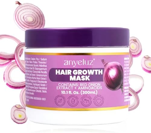 ANYELUZ Onion Hair Mask and Repair Therapy – Hydration, Strengthening, and Color Protection for Healthier Hair
