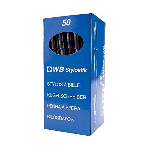 Whitebox Ball Point Pen Black Medium [Pack of 50] Cover